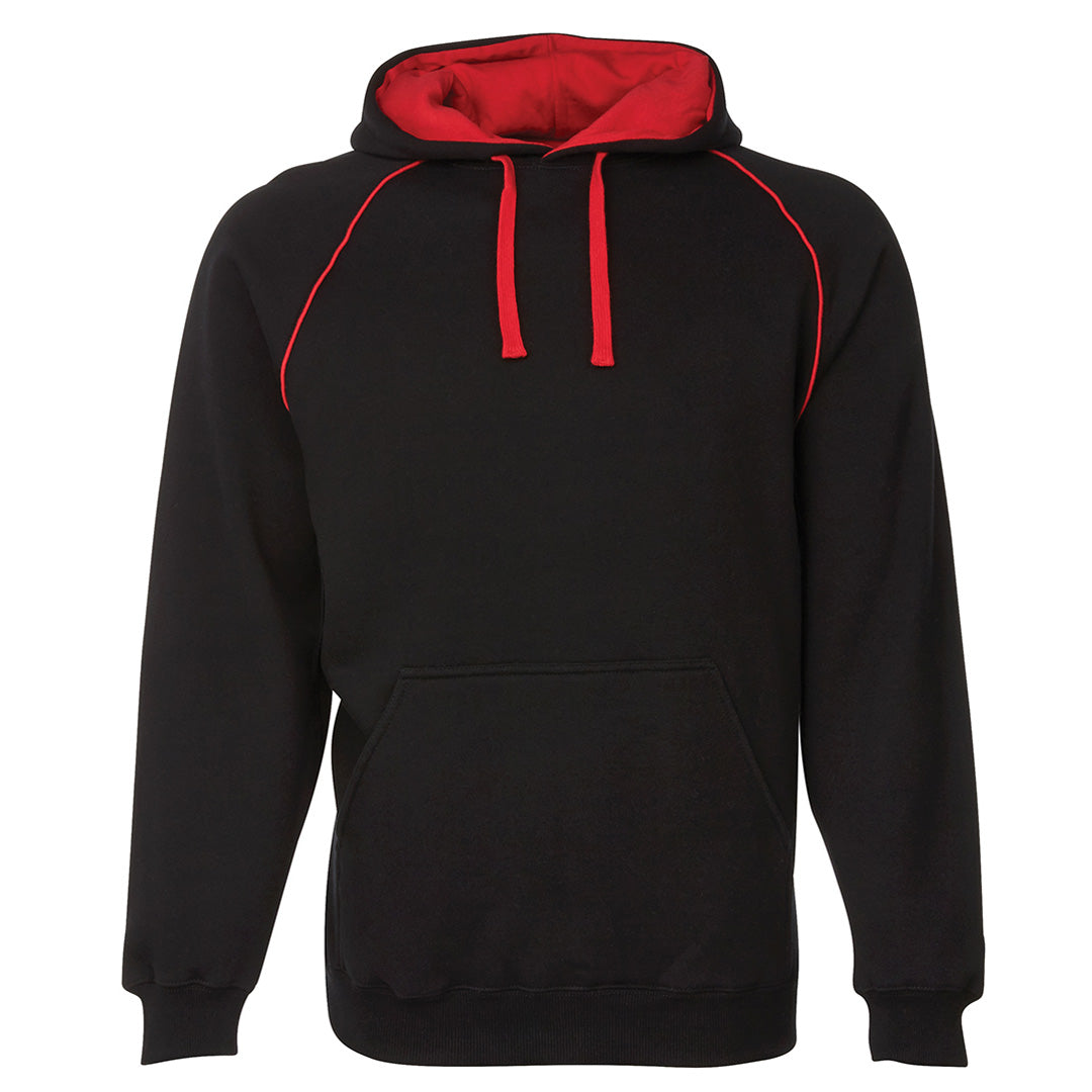 Jbs Wear The Contrast Hoodie | Mens Black/Red Outerwear