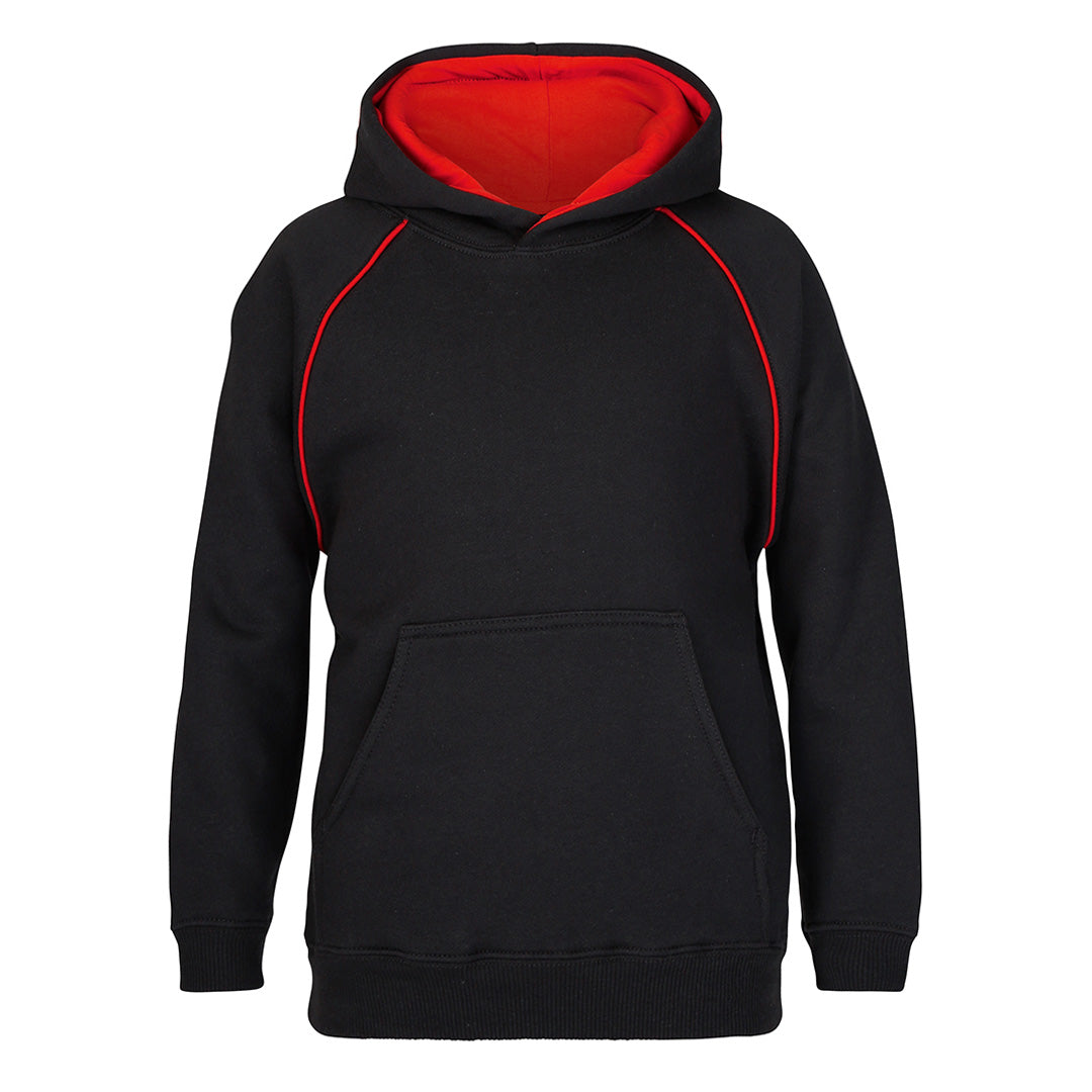 Jbs Wear The Contrast Hoodie | Kids Black/Red Outerwear