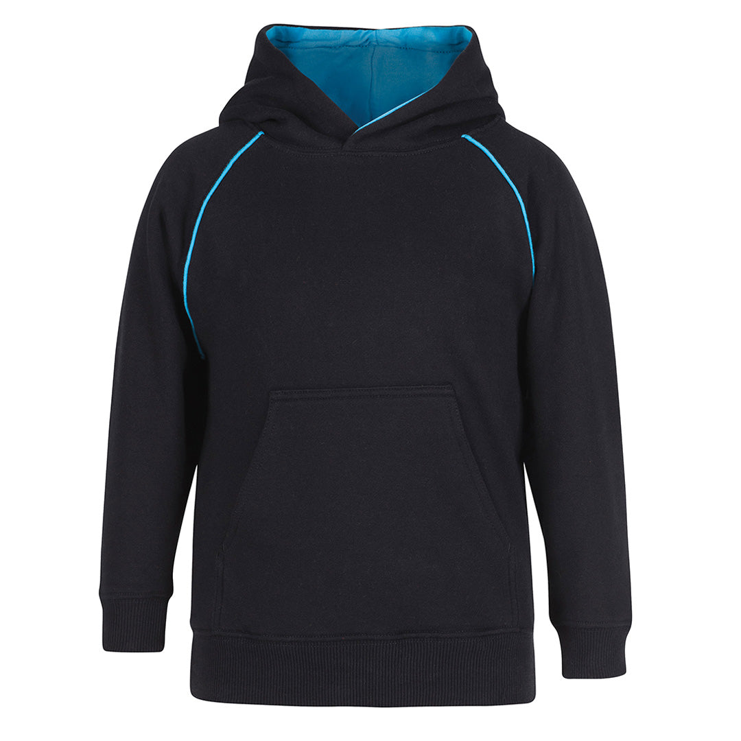 Jbs Wear The Contrast Hoodie | Kids Black/Aqua Outerwear