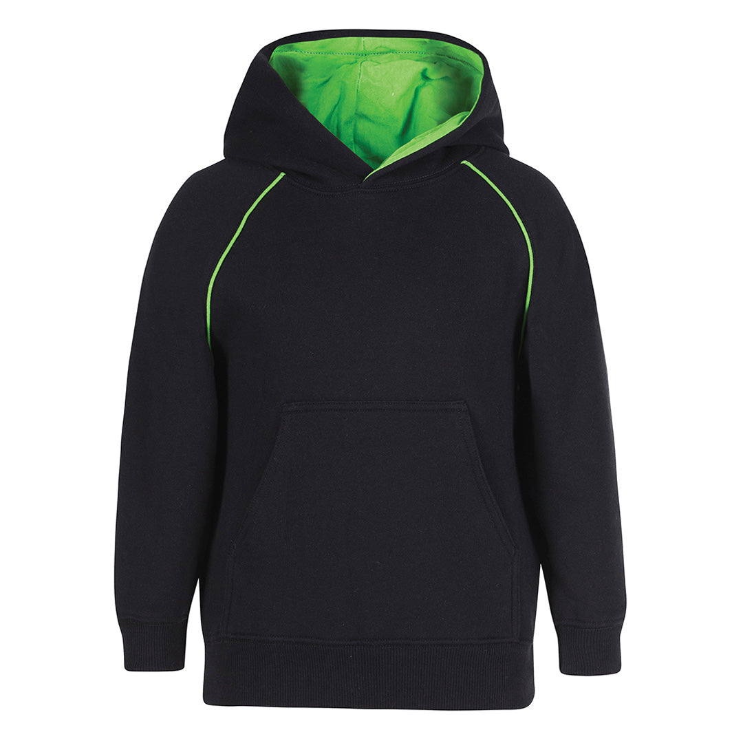 Jbs Wear The Contrast Hoodie | Kids Black/Pea Green Outerwear
