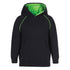 Jbs Wear The Contrast Hoodie | Kids Black/Pea Green Outerwear