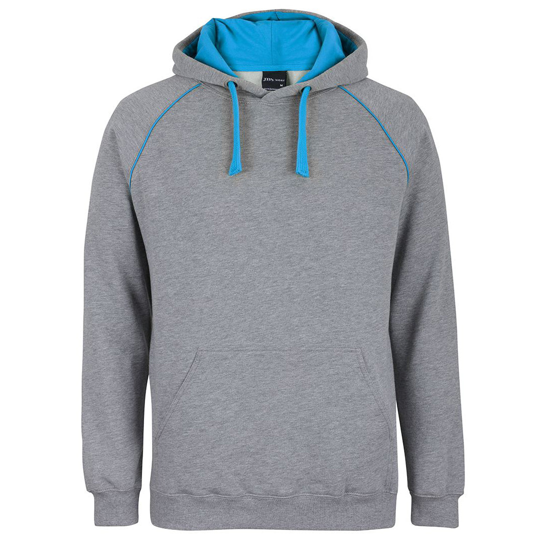 Jbs Wear The Contrast Hoodie | Mens 13% Marle/Aqua Outerwear