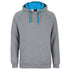Jbs Wear The Contrast Hoodie | Mens 13% Marle/Aqua Outerwear