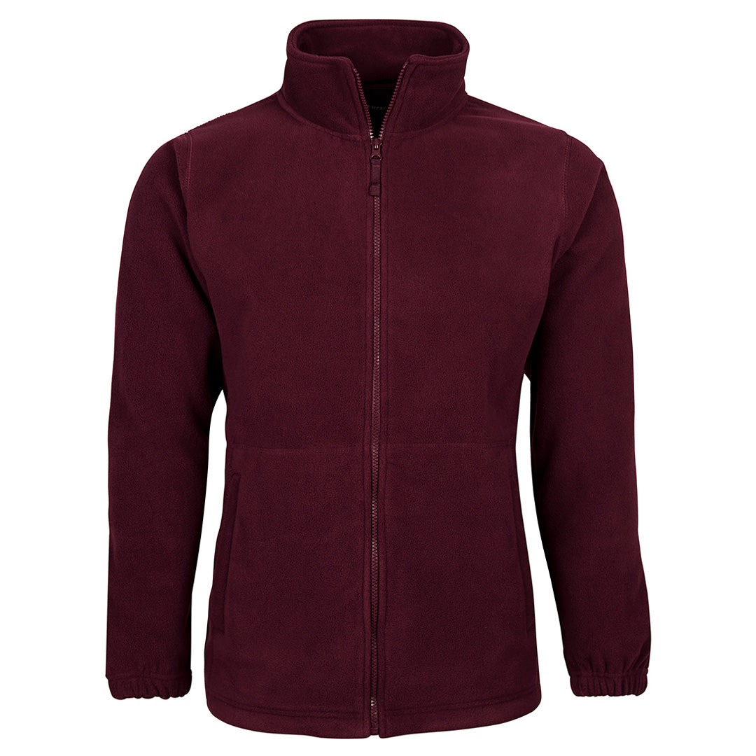 Jbs Wear The Zip Through Polar Jacket | Adults Maroon Coats & Jackets