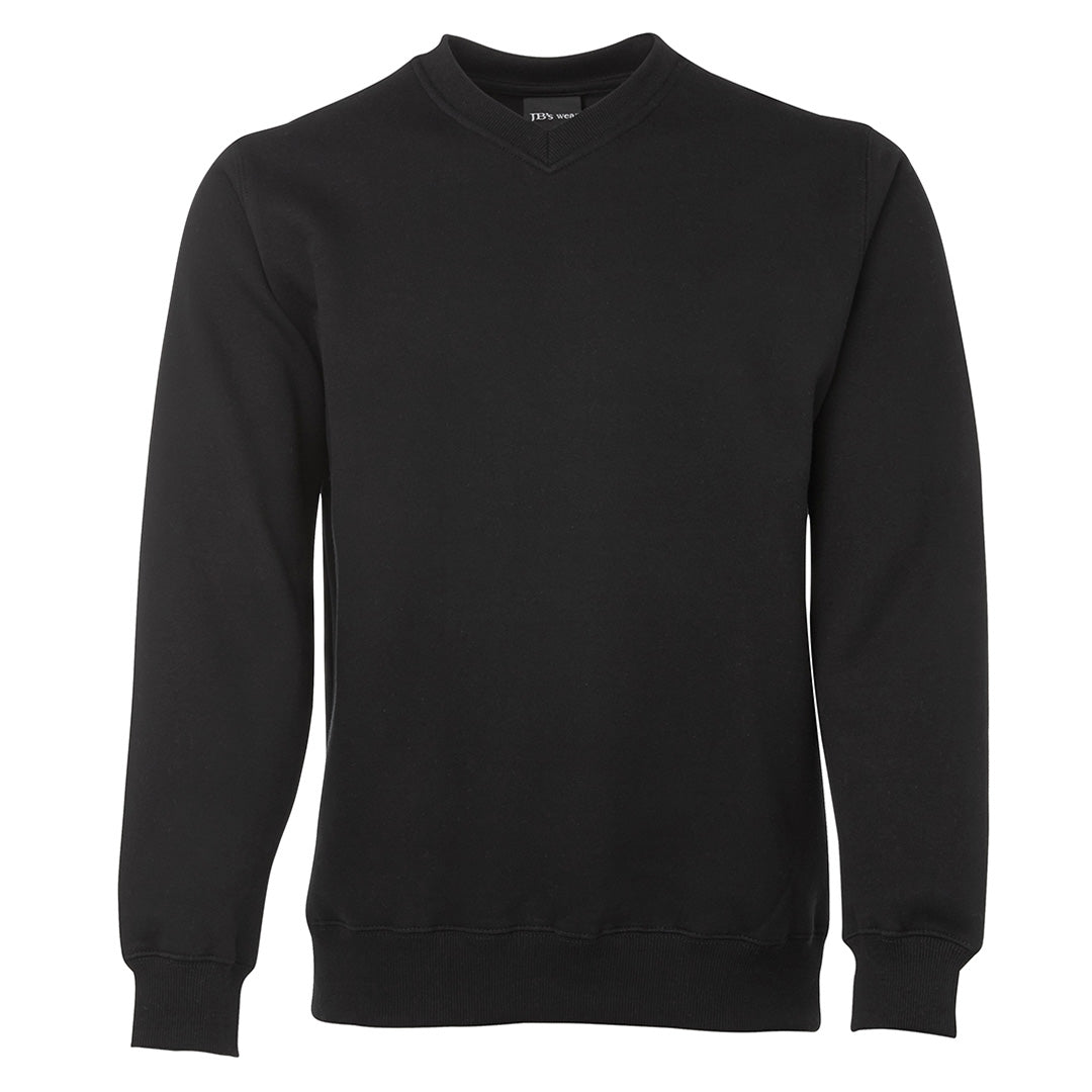 Jbs Wear The V Neck Fleece Jumper | Adults Black Outerwear