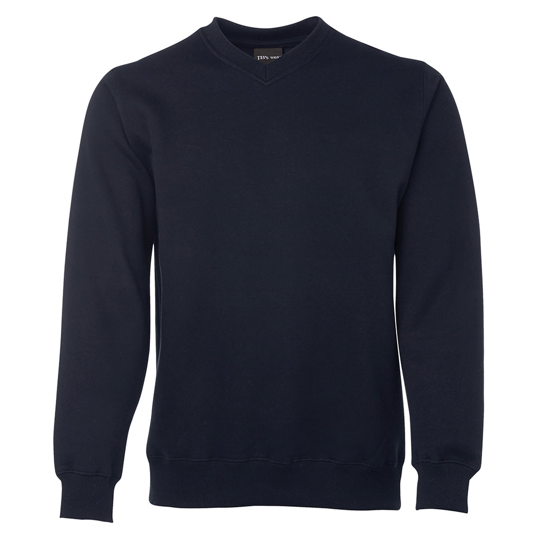 Jbs Wear The V Neck Fleece Jumper | Adults Navy Outerwear