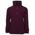 Jbs Wear The Zip Collar Polar Fleece Jumper | Kids Maroon Outerwear