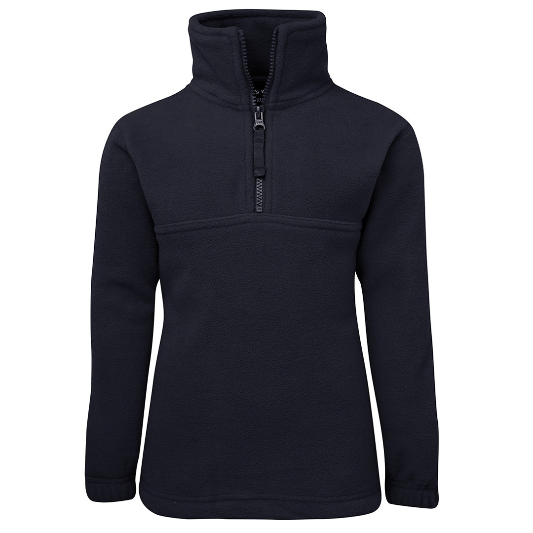 Jbs Wear The Zip Collar Polar Fleece Jumper | Kids Navy Outerwear