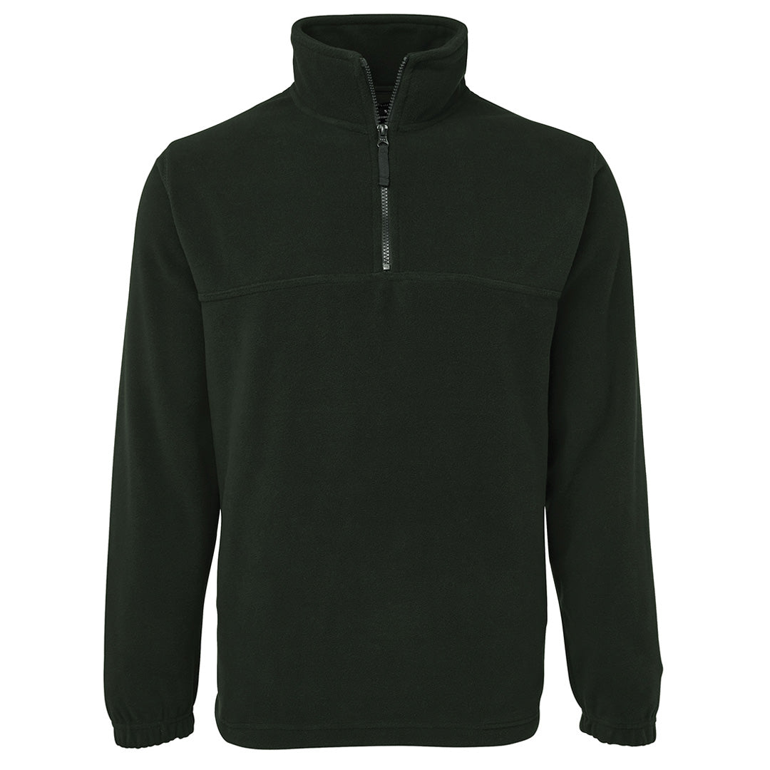 Jbs Wear The Zip Collar Polar Fleece Jumper | Adults Bottle Outerwear