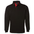 Jbs Wear The 2 Tone Rugby Top | Adults Black/Red Outerwear
