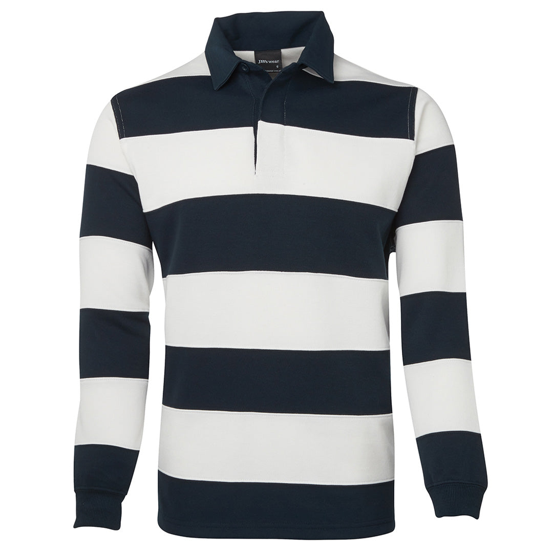 Jbs Wear The Striped Rugby Top | Adults Navy/White Outerwear