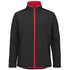 Jbs Wear The Contrast Softshell Jacket | Adults Black/Red Coats & Jackets
