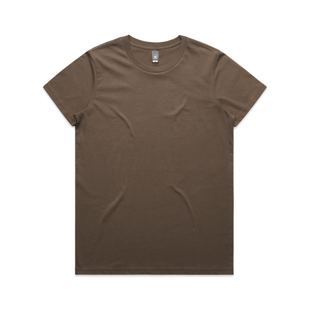 AS Colour The Maple Tee | Ladies | Short Sleeve Walnut Shirts & Tops