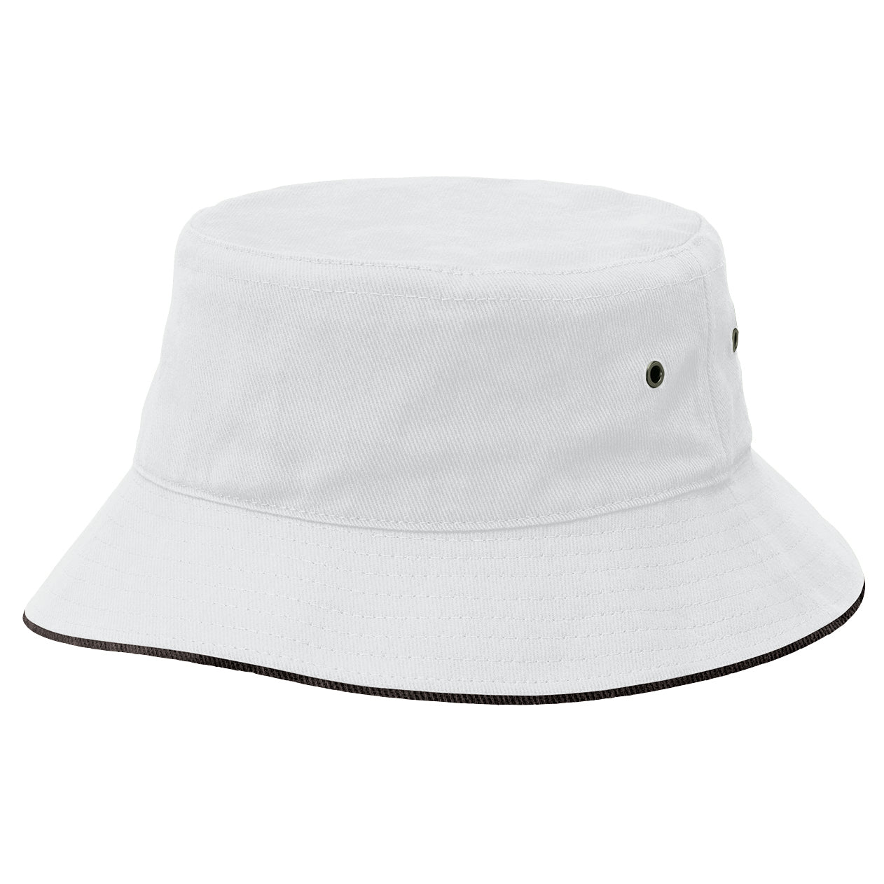 Legend The Sandwich Brim Bucket Hat | Adults White/Black Hats
