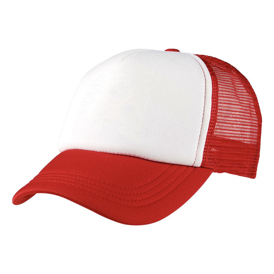 Legend The Foam Mesh Trucker Cap | Adults Red/White Hats