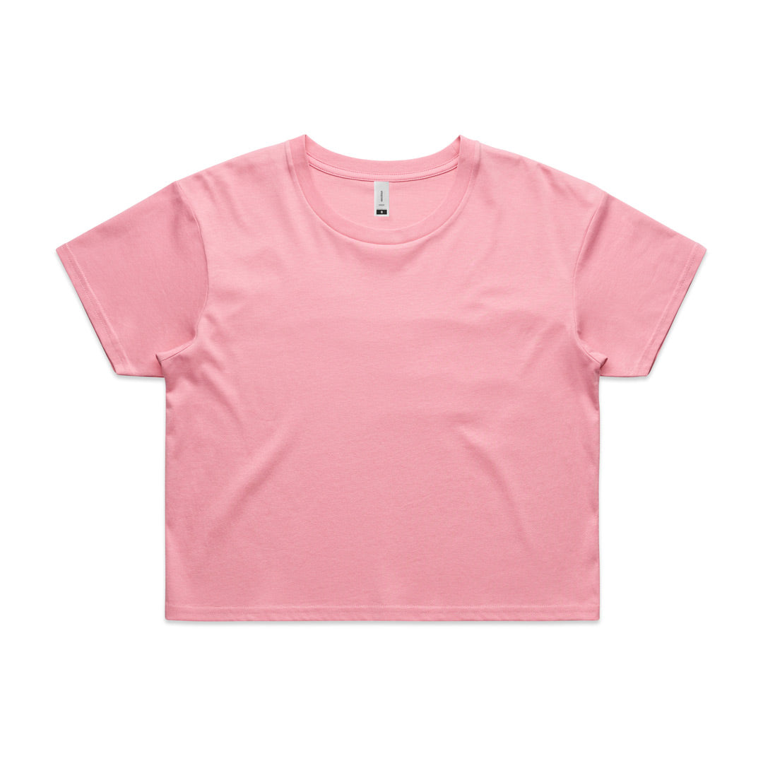 AS Colour The Crop Tee | Ladies | Short Sleeve Bubblegum Shirts & Tops