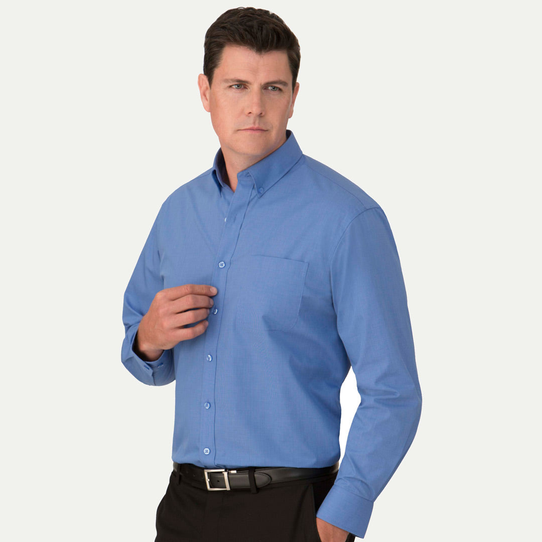 City Collection The Micro Check Shirt | Mens | Long Sleeve Shirts & Tops