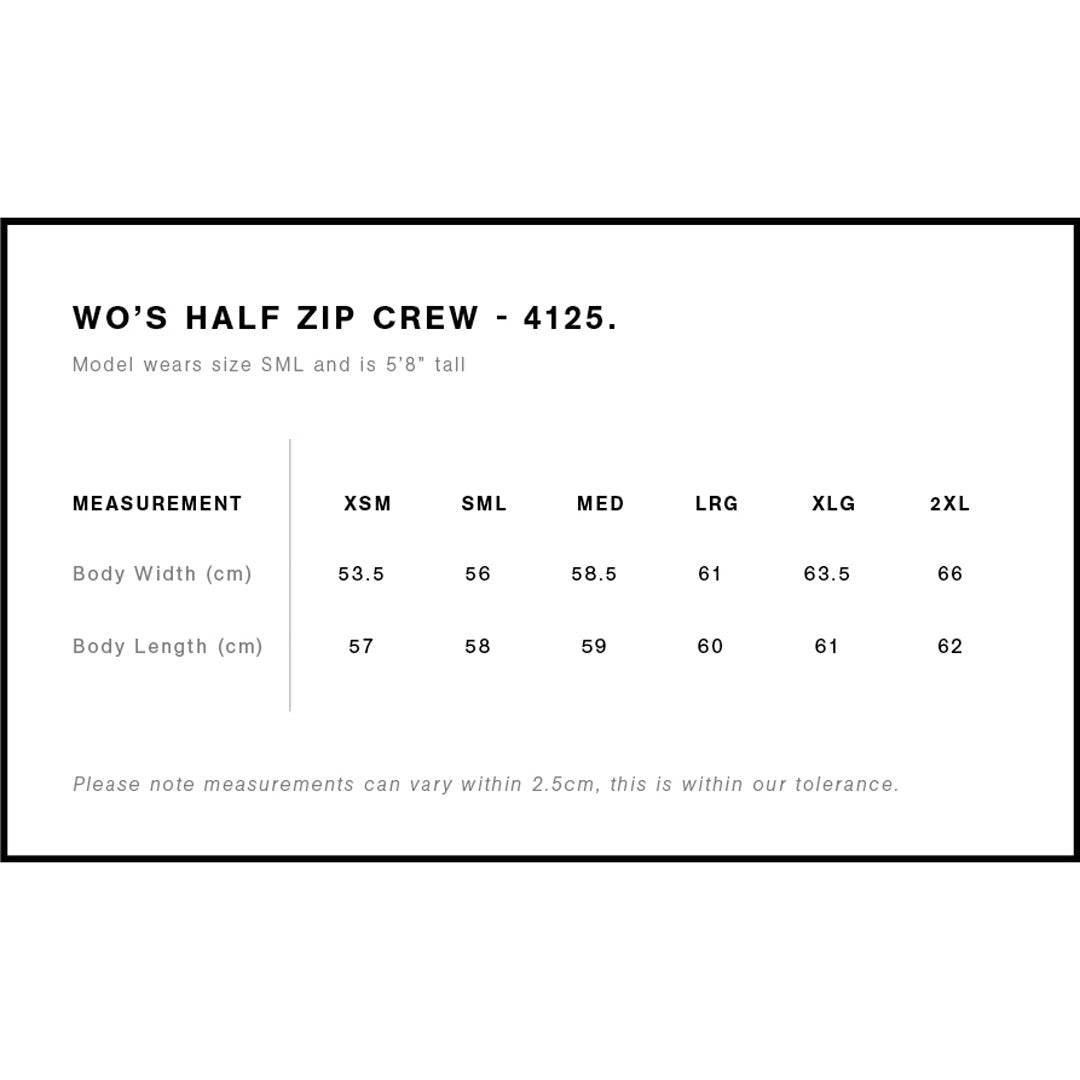 AS Colour The Half Zip Crew | Ladies | Pullover Outerwear