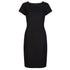 LSJ Collection The Cap Sleeve Dress | Microfibre Black Dresses