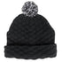 Legend The Pom Pom Beanie | Adults Black/White Hats