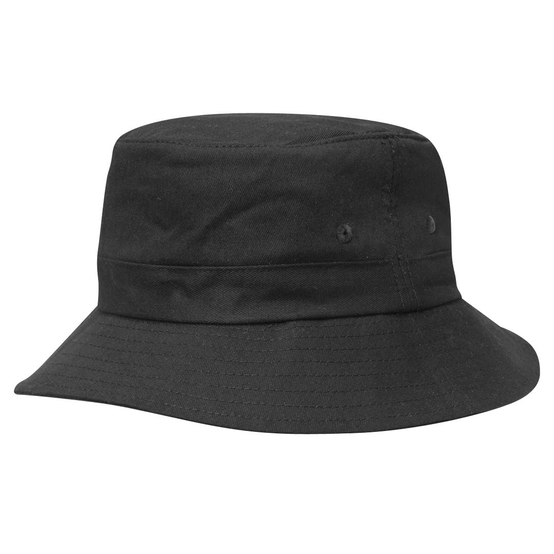 Legend Twill Bucket Hat | Kids Black Hats