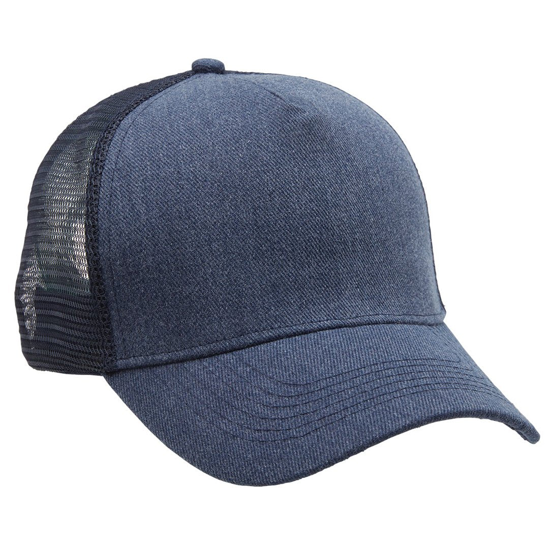 Legend The Heathered Mesh Trucker Cap Navy/Navy Hats