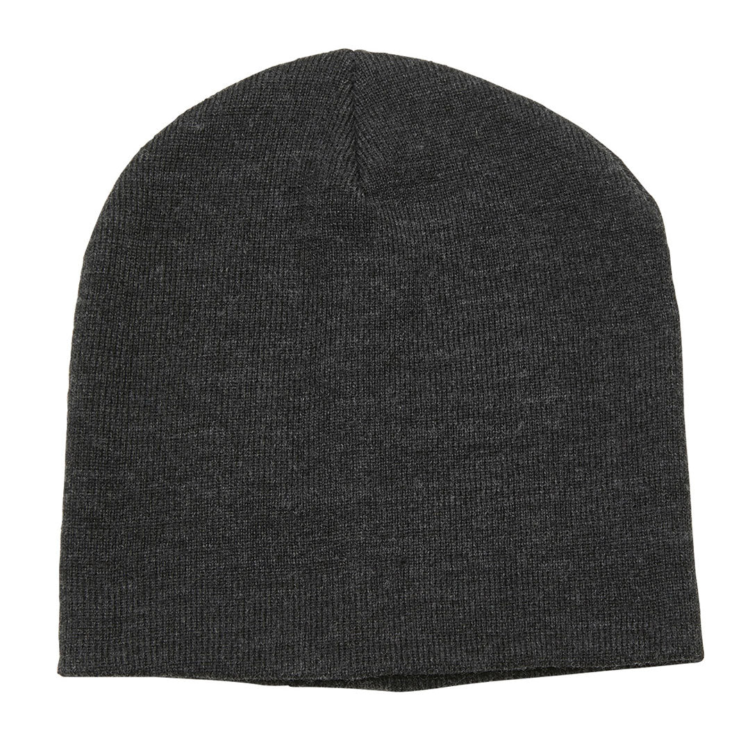 Legend The Heather Skull Beanie | Adults Black Marle Hats