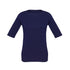 Biz Corporates The Camille Top | Ladies | Short Sleeve Navy Shirts & Tops