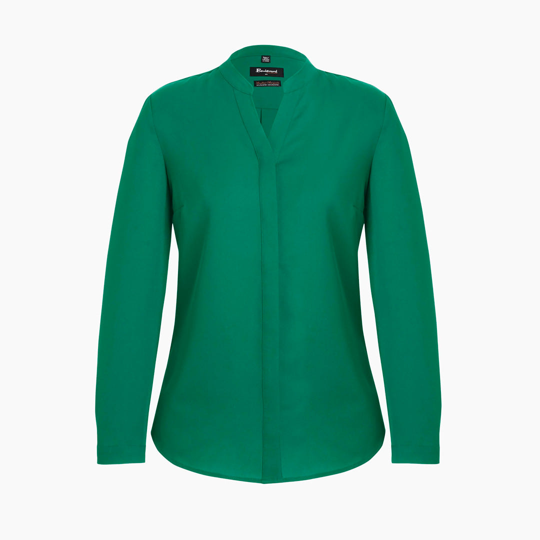 Biz Corporates The Juliette Blouse | Ladies | Short & Long Sleeve Green Shirts & Tops