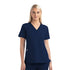 Maevn The Matrix Impulse Contrast Curved Scrub Top | Ladies Scrubs