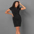 LSJ Collection The Knit Mock-Wrap Dress Dresses
