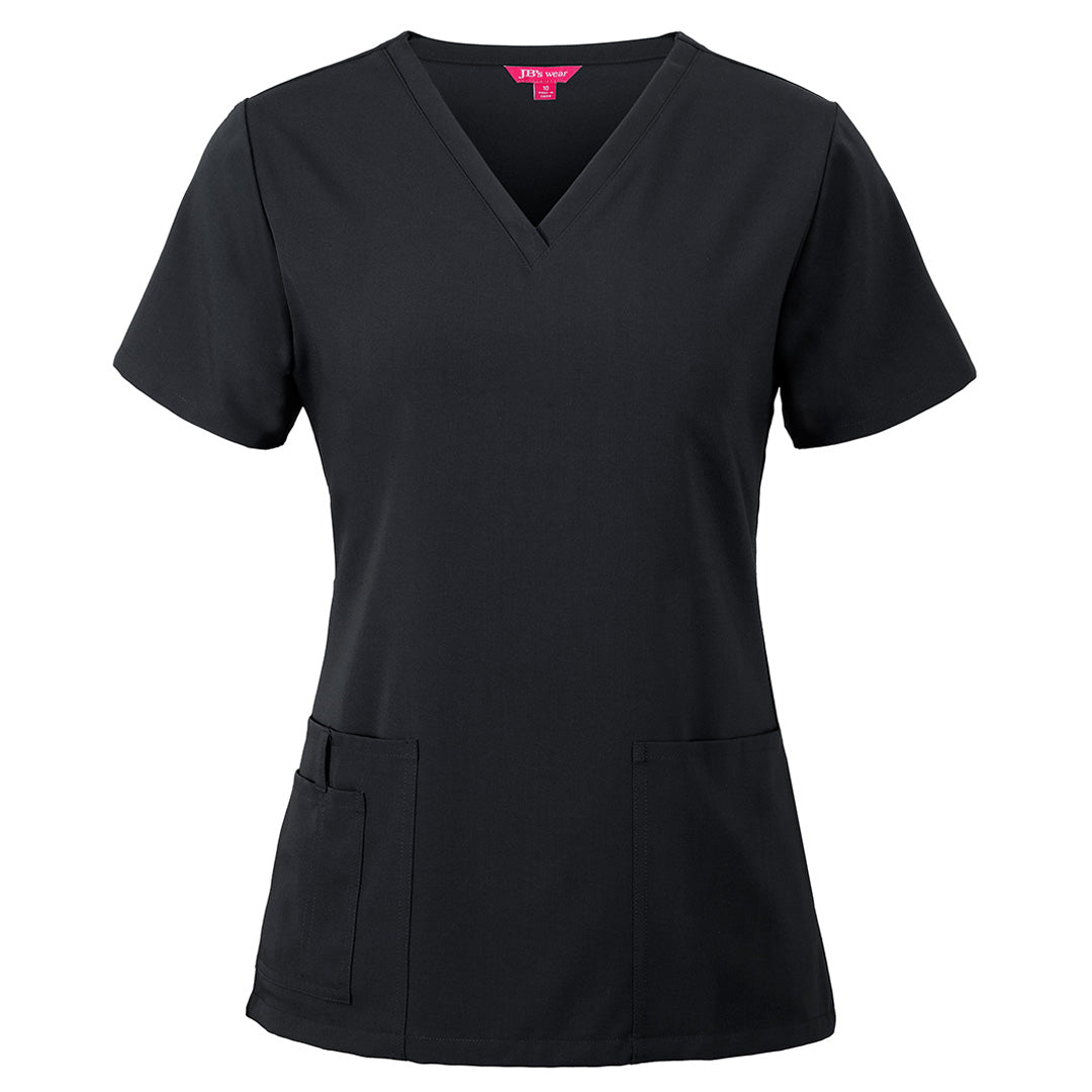 Jbs Wear The Nu Scrub Top | Ladies Black Scrubs