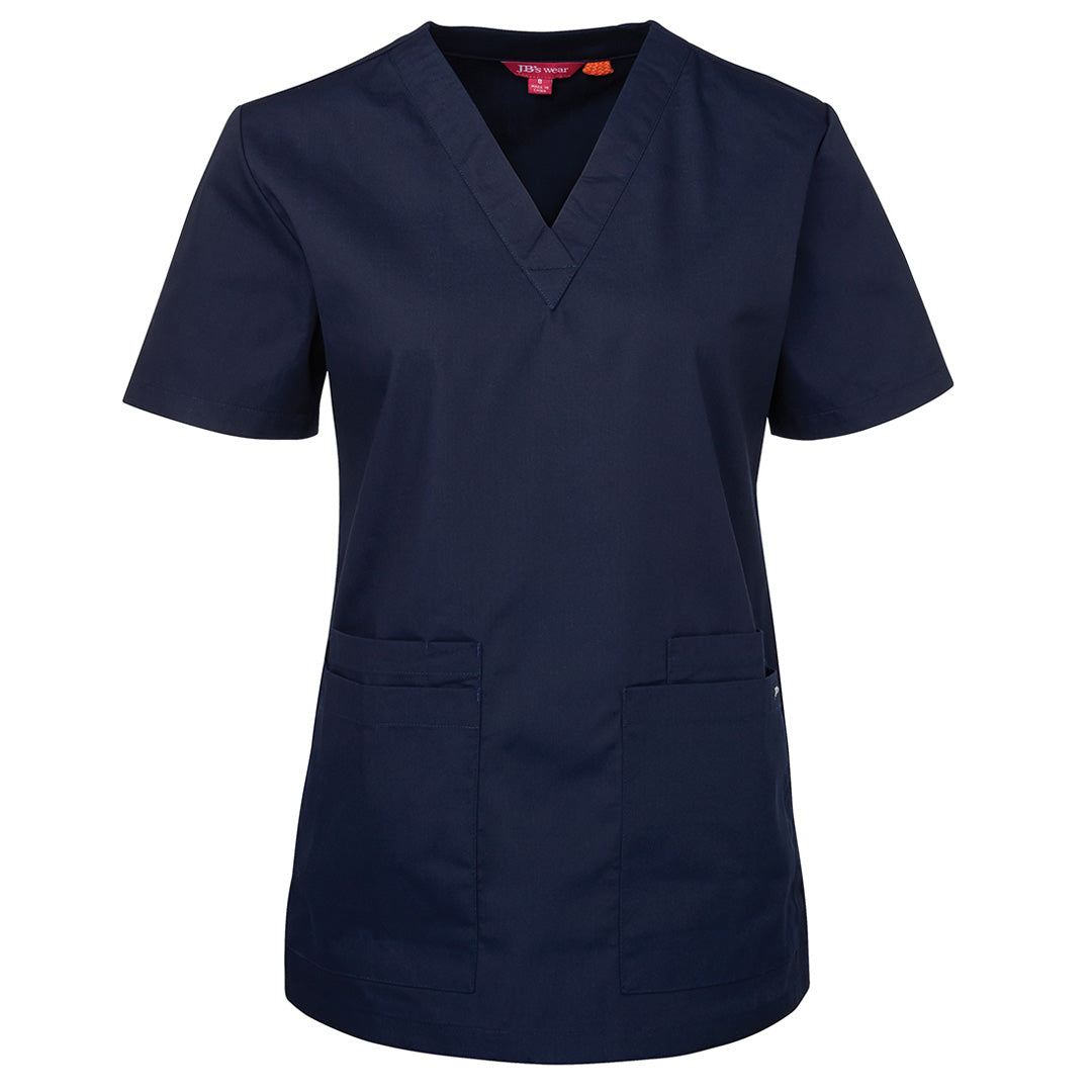 Jbs Wear The Basic Scrub Top | Ladies Navy Scrubs
