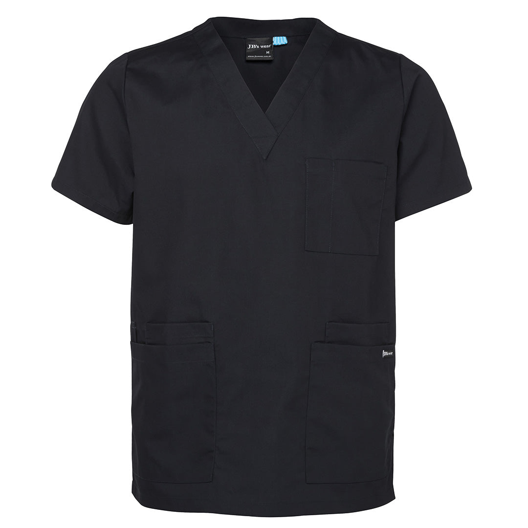 Jbs Wear The Unisex Scrub Top | Adults Black Scrubs