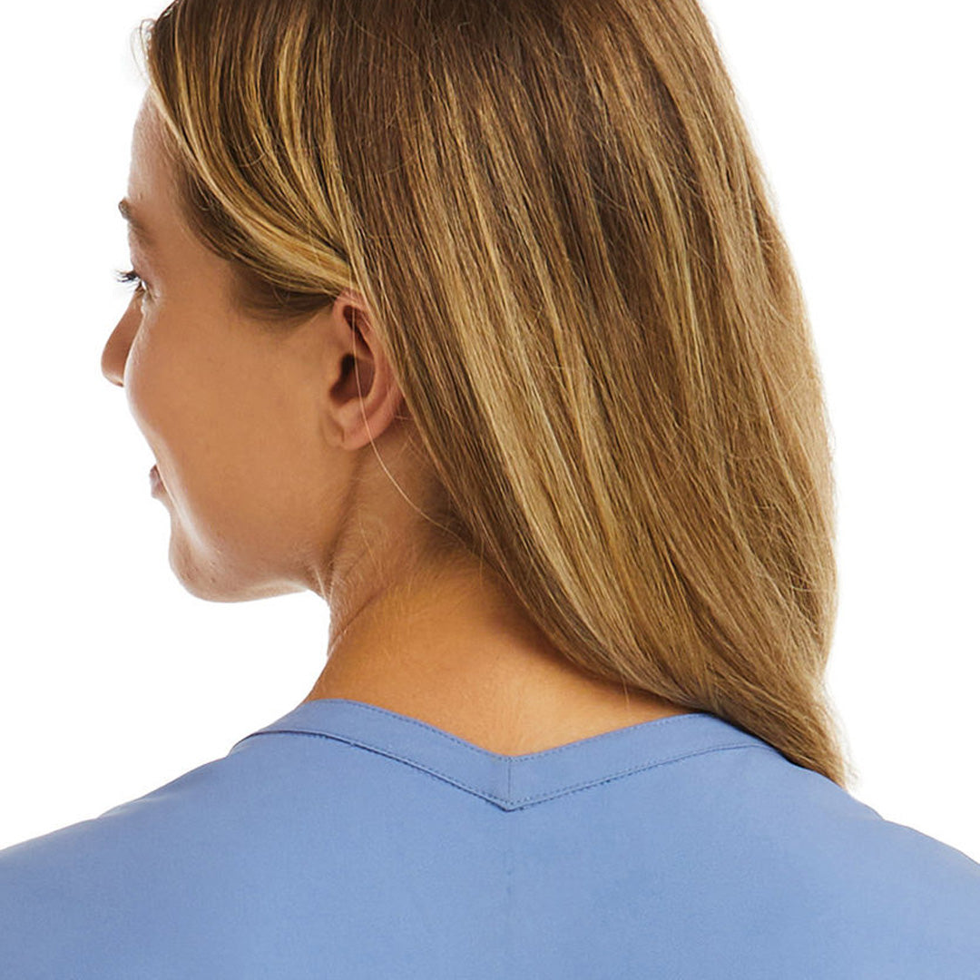 Maevn The Momentum Double V Neck Top | Ladies Scrubs