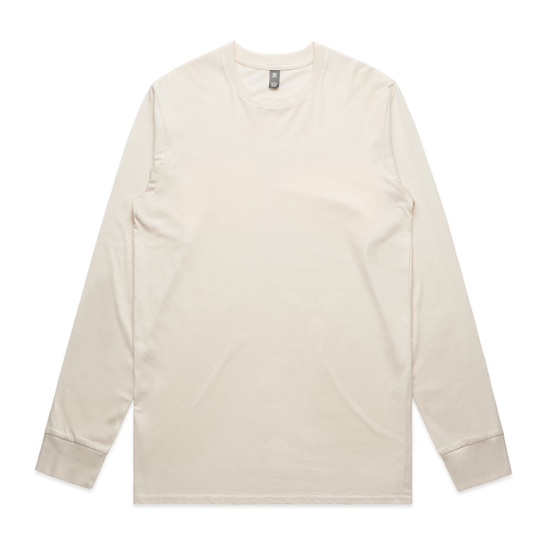 AS Colour The Staple Tee | Mens | Long Sleeve Ecru Shirts & Tops