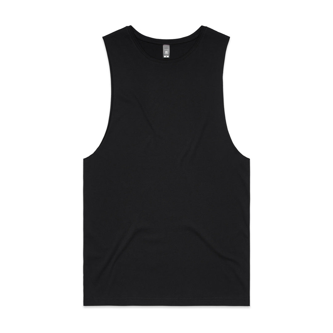 AS Colour The Barnard Tank | Mens Black Shirts & Tops