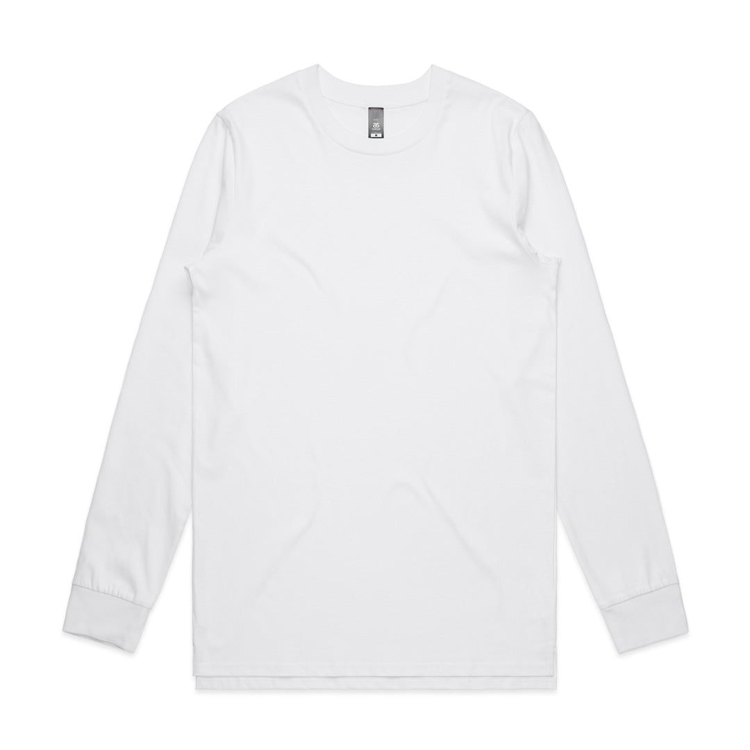 AS Colour The Base Tee | Mens | Long Sleeve White Shirts & Tops
