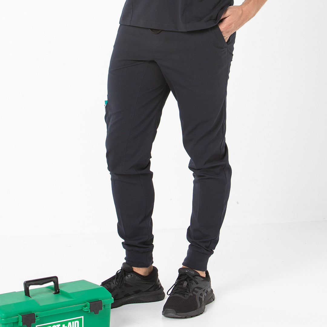 LSJ Collection The Jogger Scrub Pant | Unisex Navy Scrubs