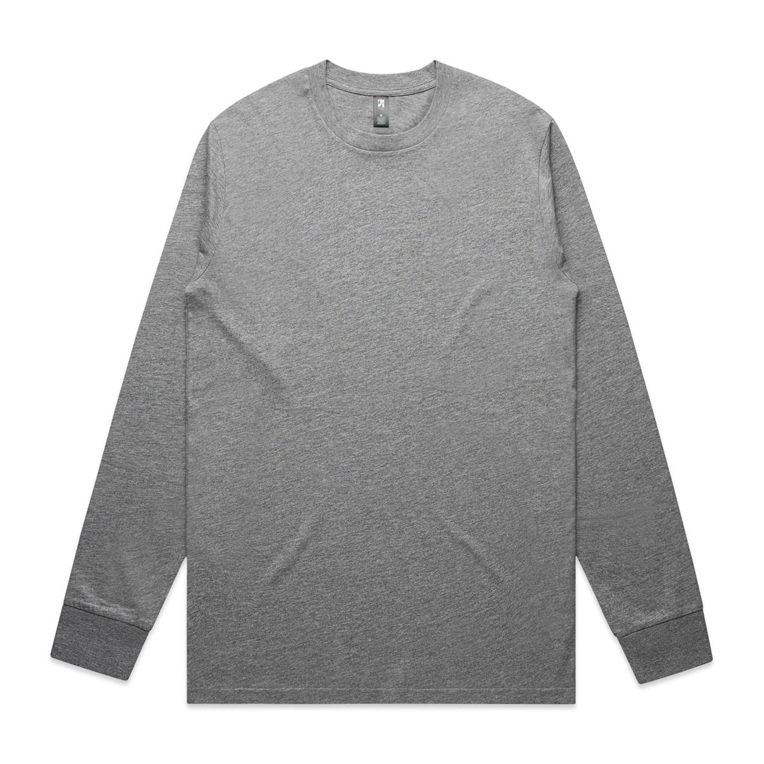 AS Colour The Classic Tee | Mens | Long Sleeve Grey Marle Shirts & Tops