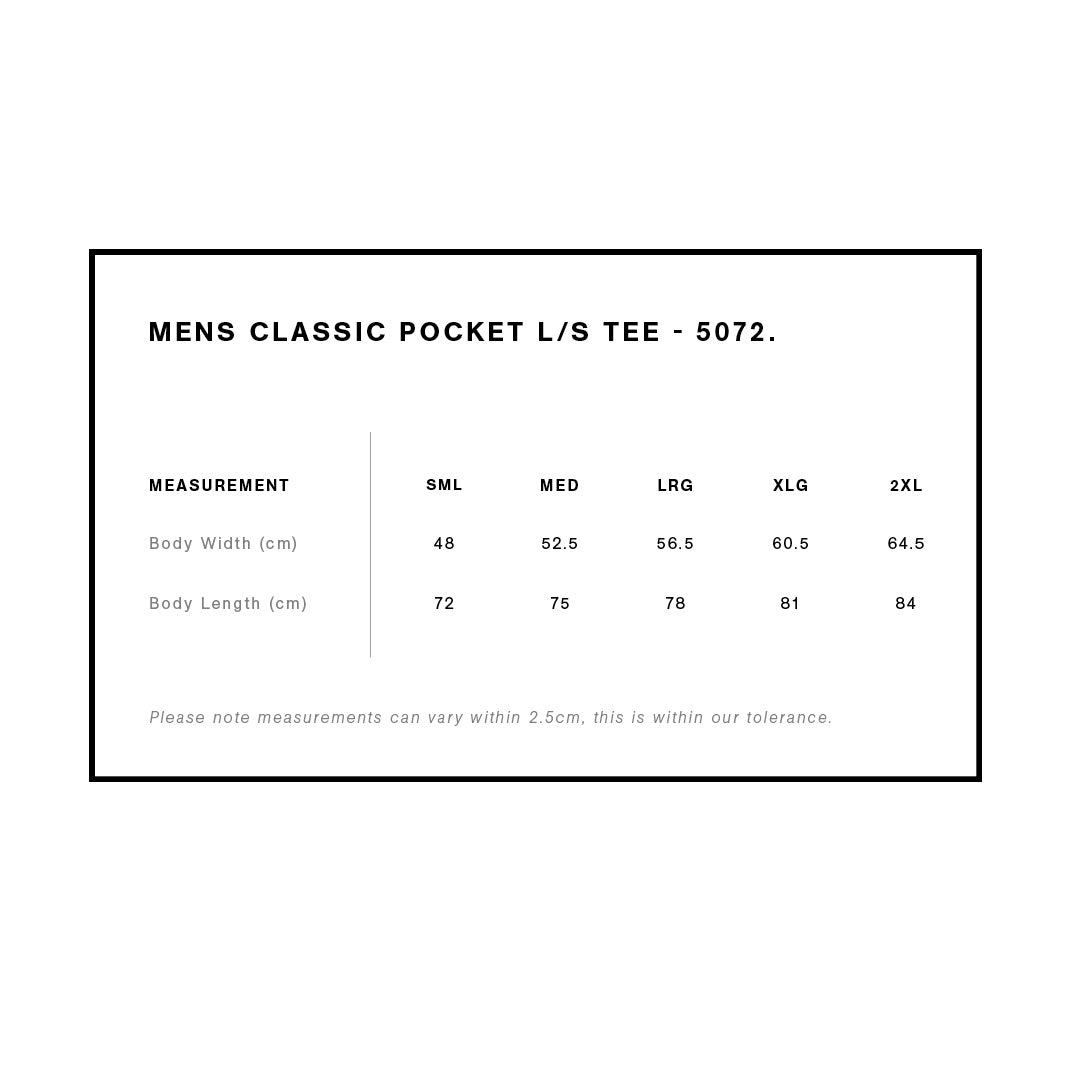 AS Colour The Classic Pocket Tee | Long Sleeve | Mens Shirts & Tops