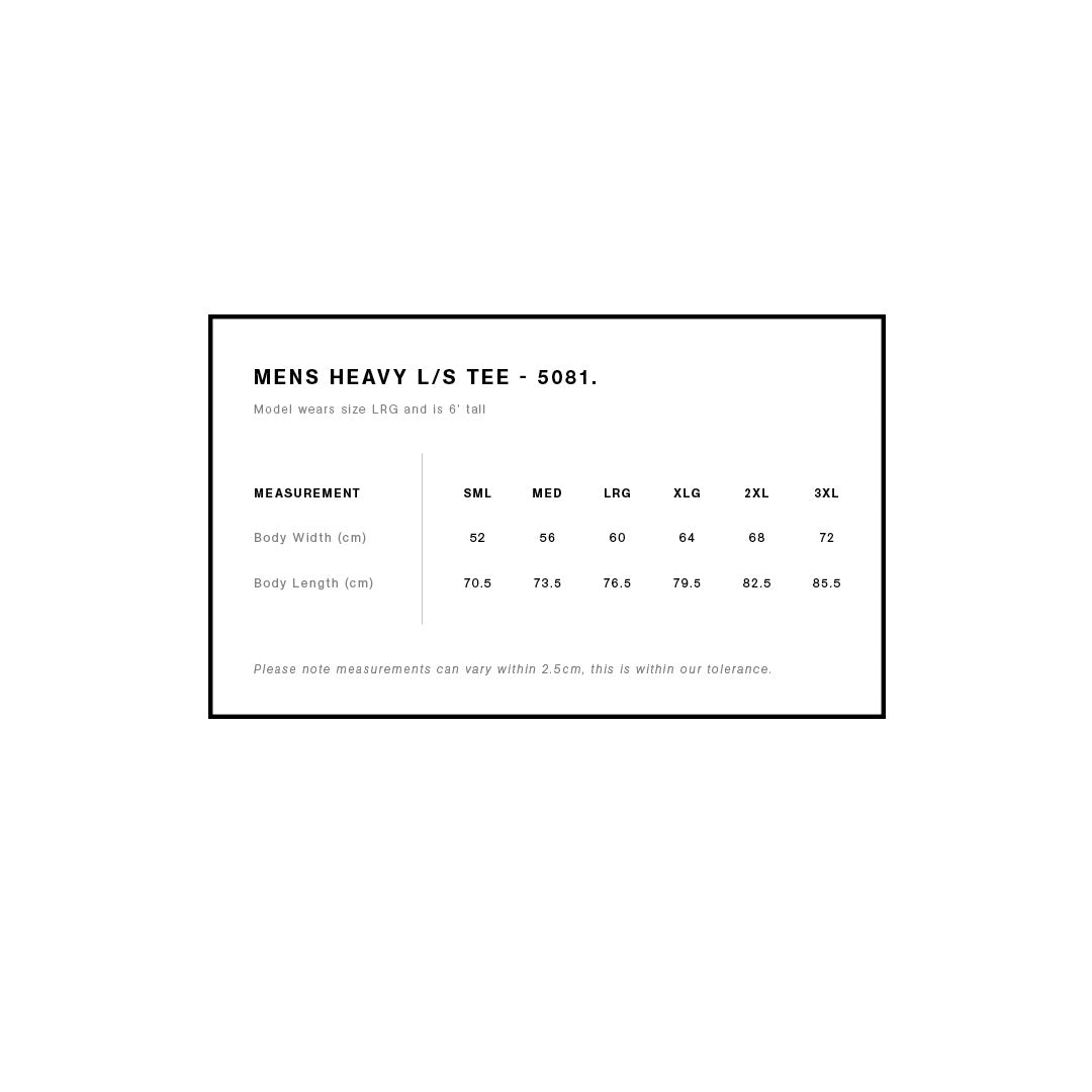 AS Colour The Heavy Tee | Mens | Long Sleeve Shirts & Tops