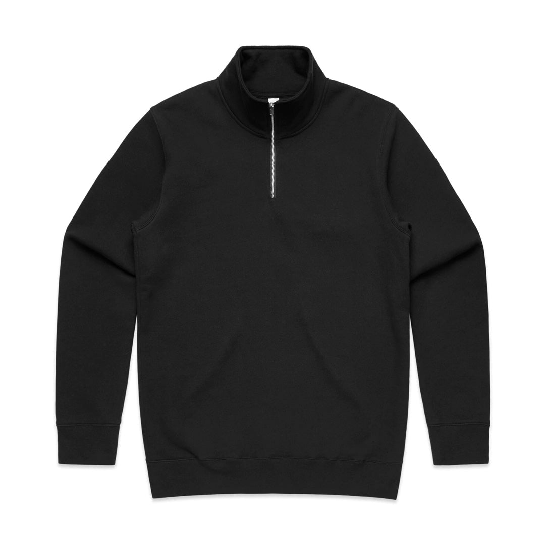 AS Colour The Half Zip Crew | Mens | Pullover Black Outerwear