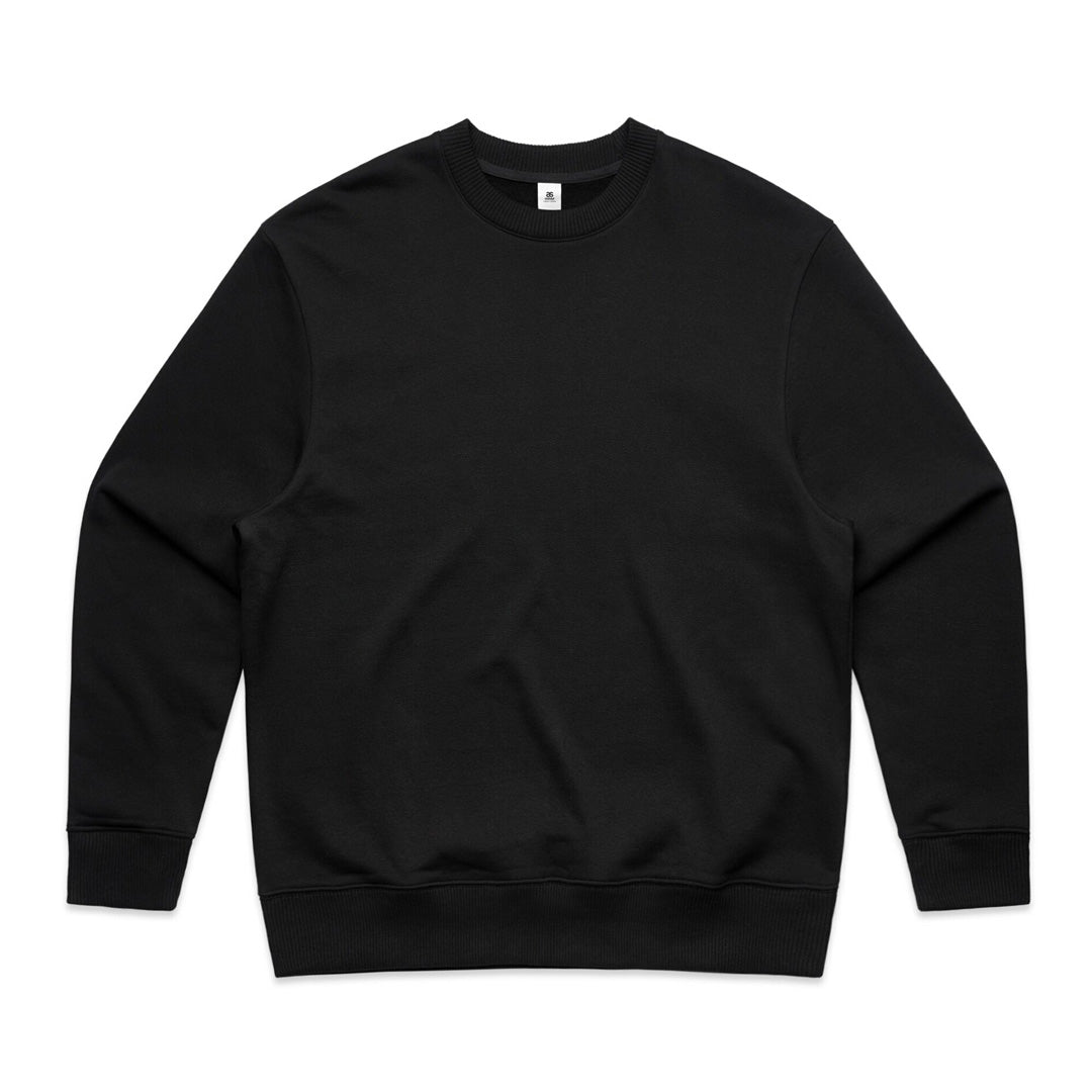 AS Colour The Heavy Crew Jumper | Mens Black Outerwear
