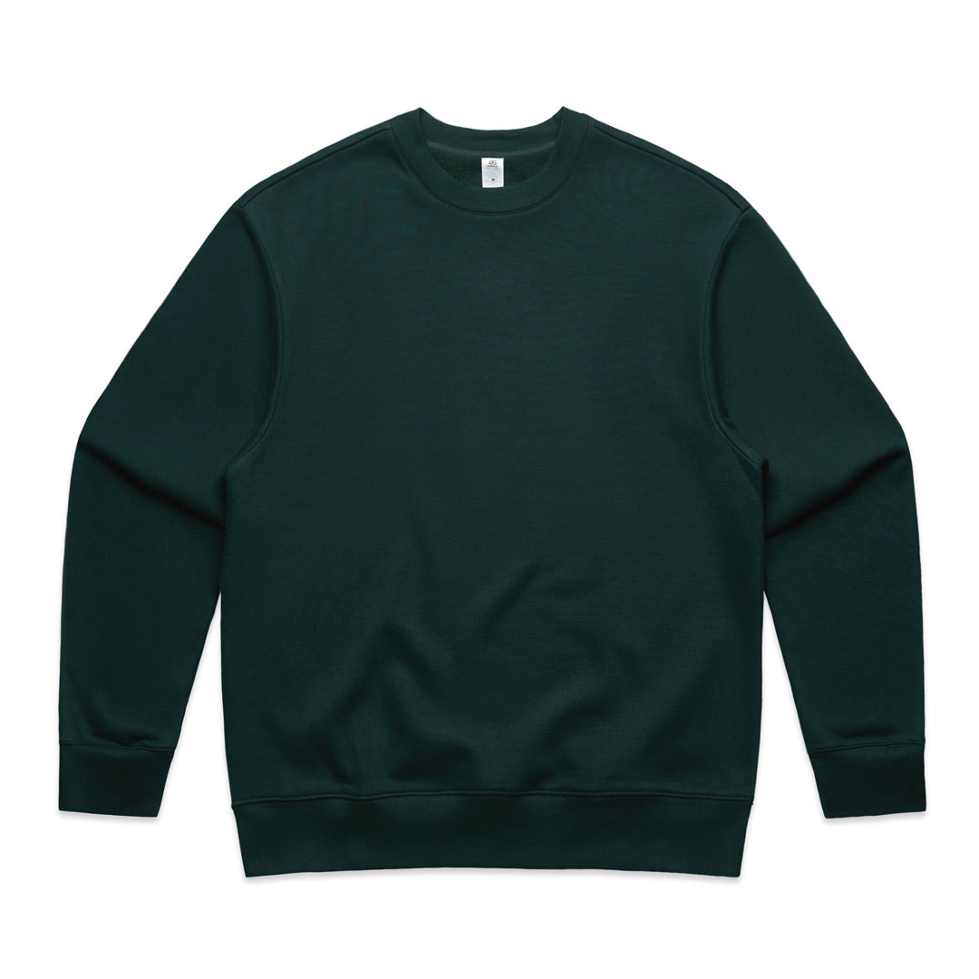 AS Colour The Heavy Crew Jumper | Mens Pine Green Outerwear