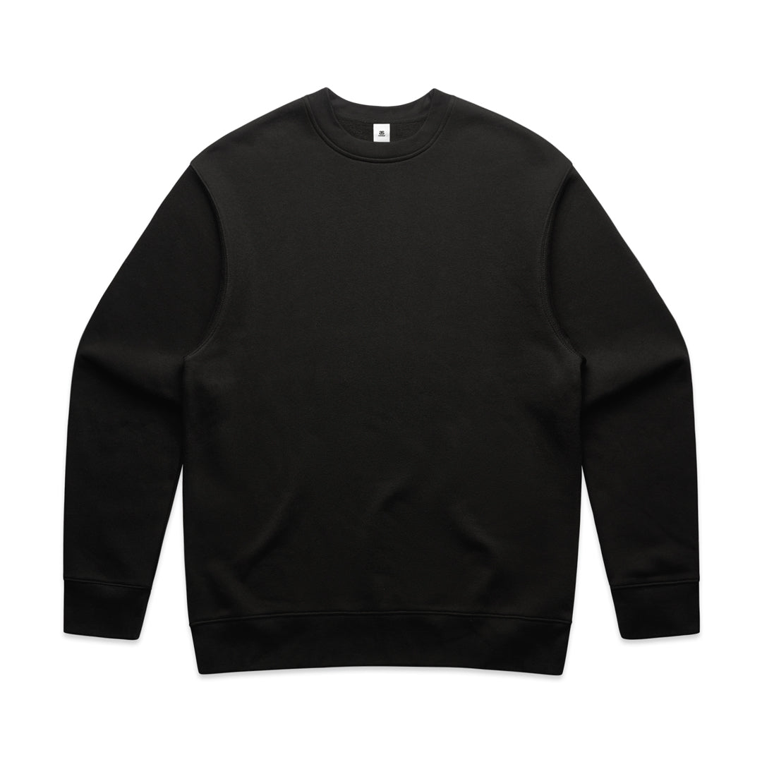 AS Colour The Relax Crew Jumper | Mens Black Outerwear