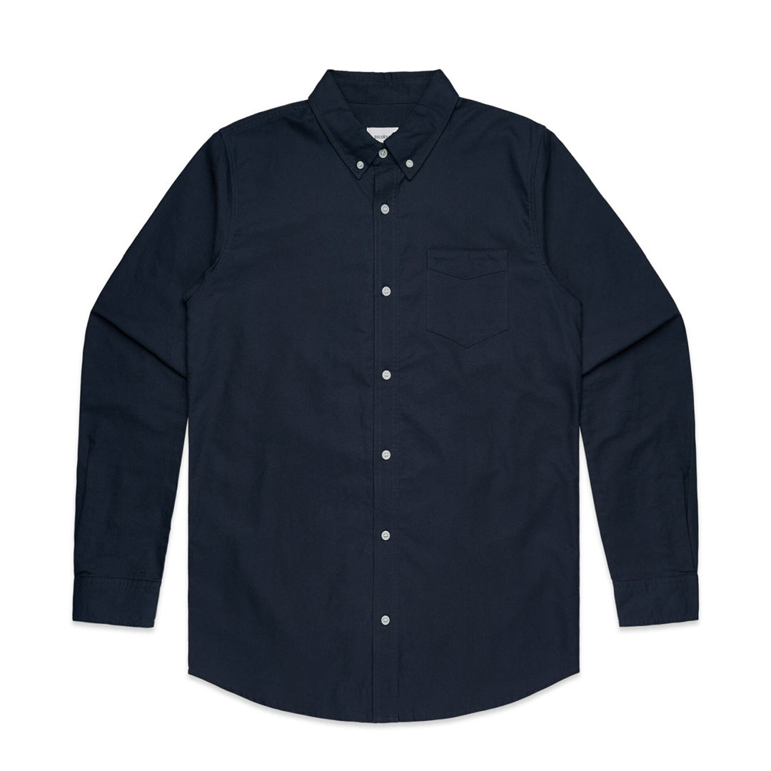 AS Colour The Oxford Shirt | Long Sleeve | Mens Navy Shirts & Tops