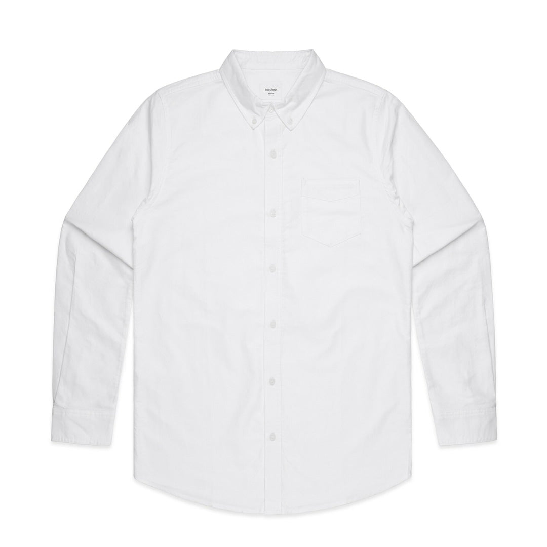 AS Colour The Oxford Shirt | Long Sleeve | Mens White Shirts & Tops