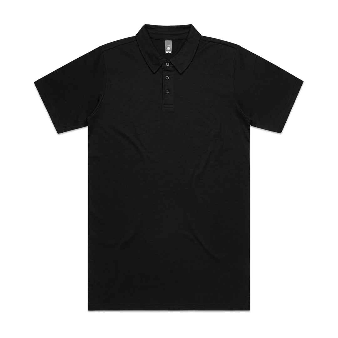 AS Colour The Chad Polo | Mens | Short Sleeve Black Shirts & Tops