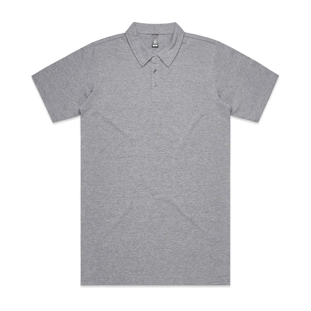AS Colour The Chad Polo | Mens | Short Sleeve Grey Marle Shirts & Tops